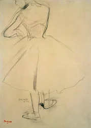Ballet Dancer from Behind, 19th Century